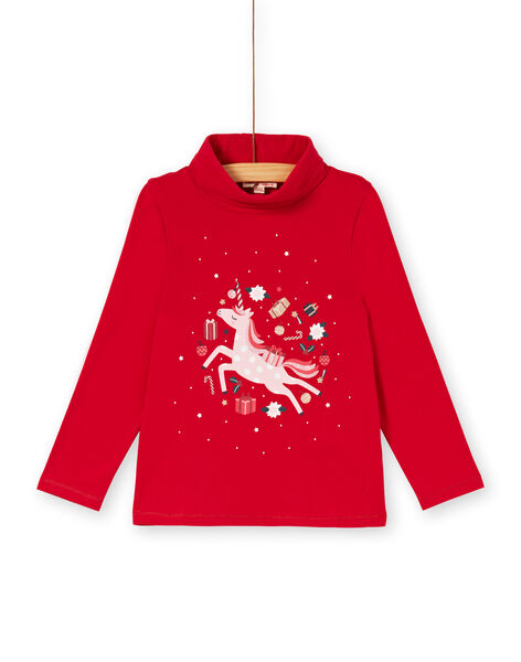 Sous-pull à col roulé et imprimé licorne à paillette  KANOSOUP / 20W901Q1SPLF529